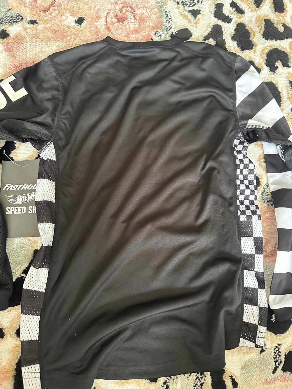 Fasthouse x Hot Wheels Black Long Sleeve Kids Jersey - Picture 4 of 4
